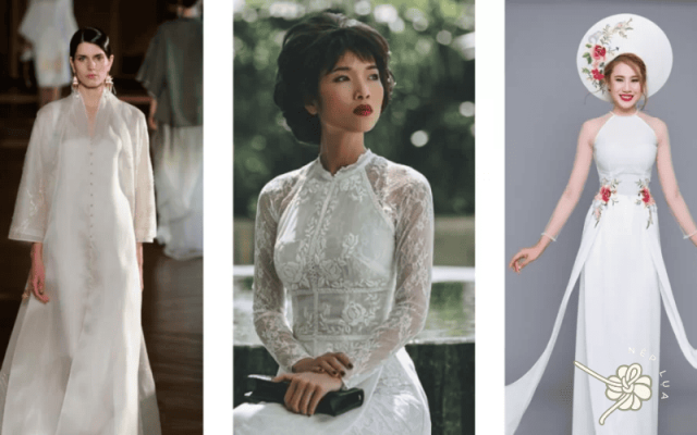 Thiết kế áo dài lụa tơ tằm cao cấp