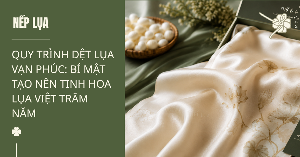 bai viet quy trinh det lua van phuc voi chat lieu lua to tam cao cap cua nep lua