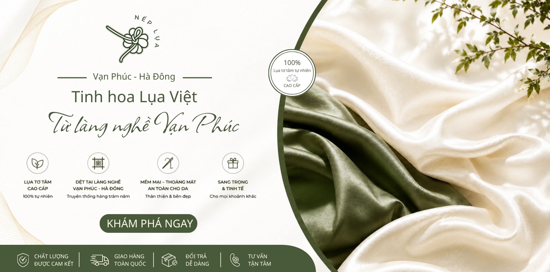 banner cua thuong hieu nep lua cam ket chinh hang
