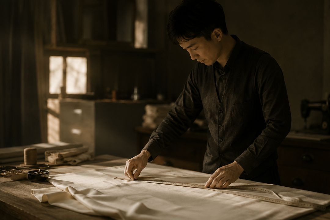 nguoi dan ong dang do kich thuoc cho san pham cua nep lua