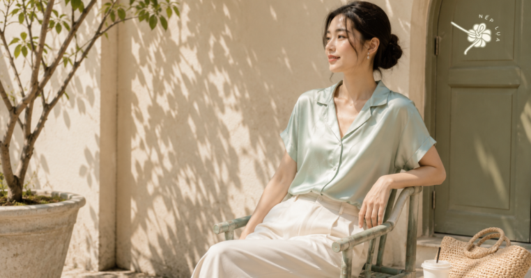 Áo kiểu lụa