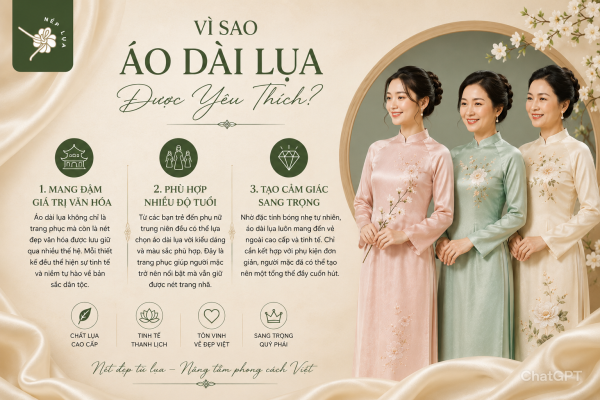 Vì sao áo dài được yêu thích