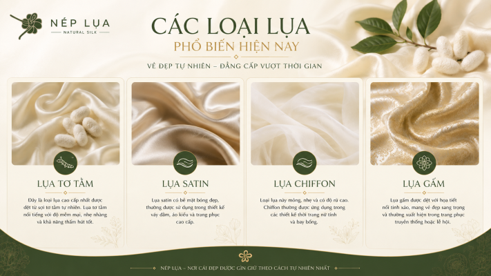 Các loại lụa phổ biến hiện nay