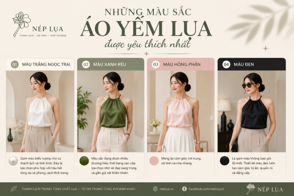 Những màu sắc Áo Yếm Lụa được yêu thích