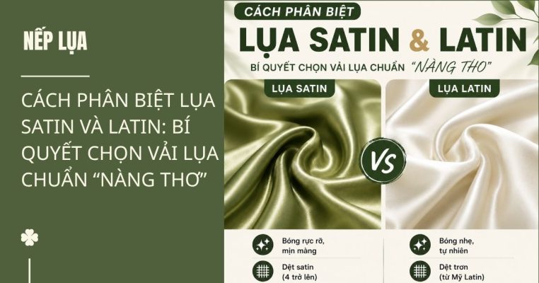 cách phân biệt lụa satin và latin bí quyết chọn vải lụa chuẩn nàng thơ