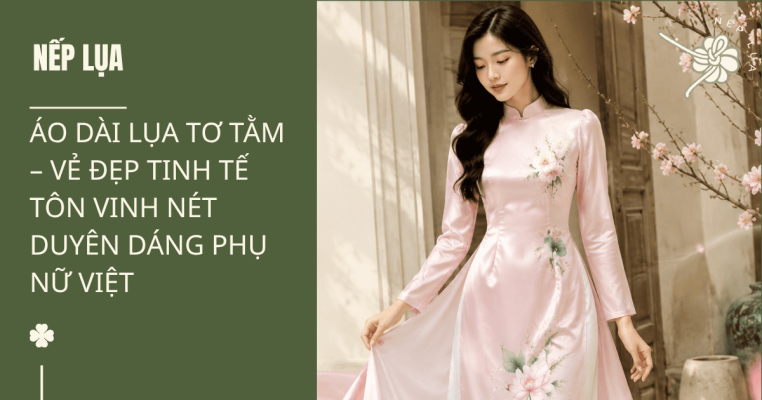 Áo Dài Lụa Tơ Tằm – Vẻ Đẹp Tinh Tế Tôn Vinh Nét Duyên Dáng Phụ Nữ Việt