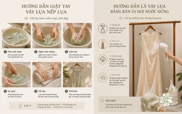 mua váy lụa ở hà nội