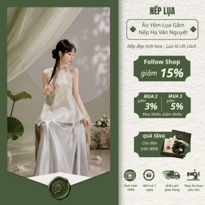 Áo Yếm Lụa Gấm Nếp Hạ Vân Nguyệt