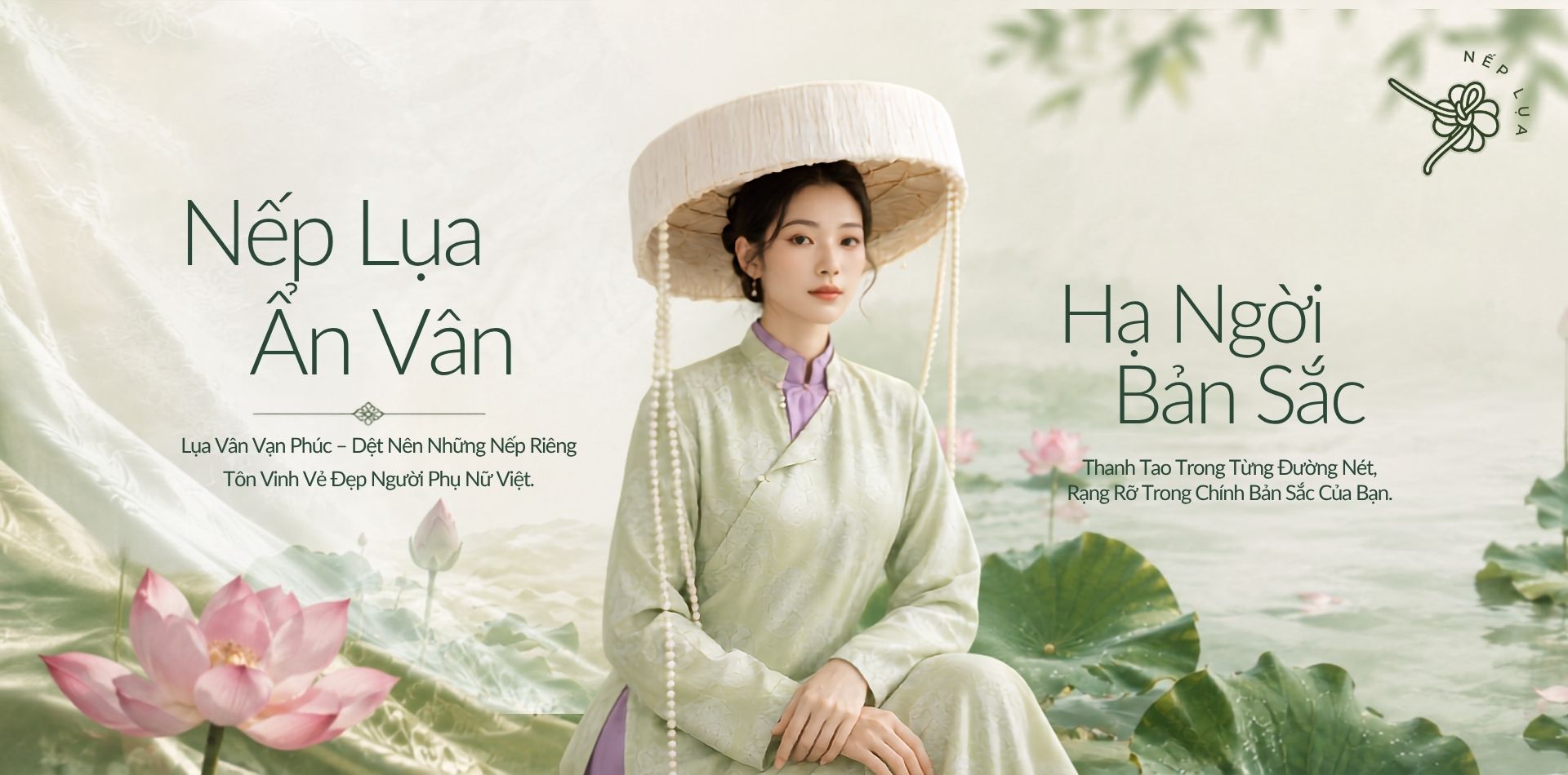 banner cua thuong hieu nep lua cam ket chinh hang