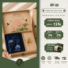 Khăn Lụa Điệp Vũ Liên Hoa Nếp Lụa